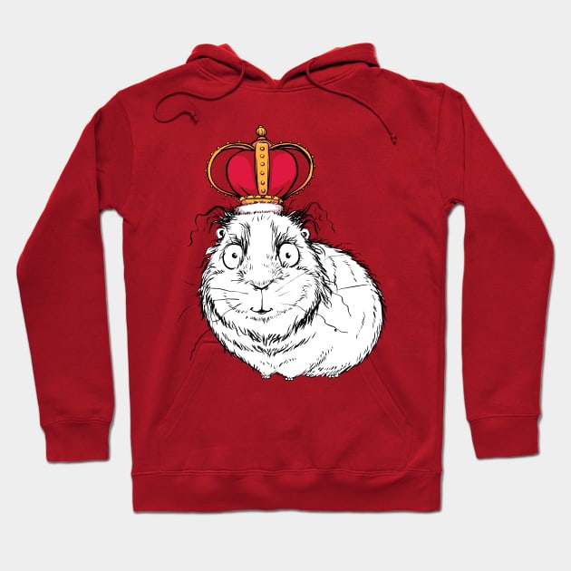 Regal Little Guinea Pig with a Fancy Little Crown Hoodie by obillwon